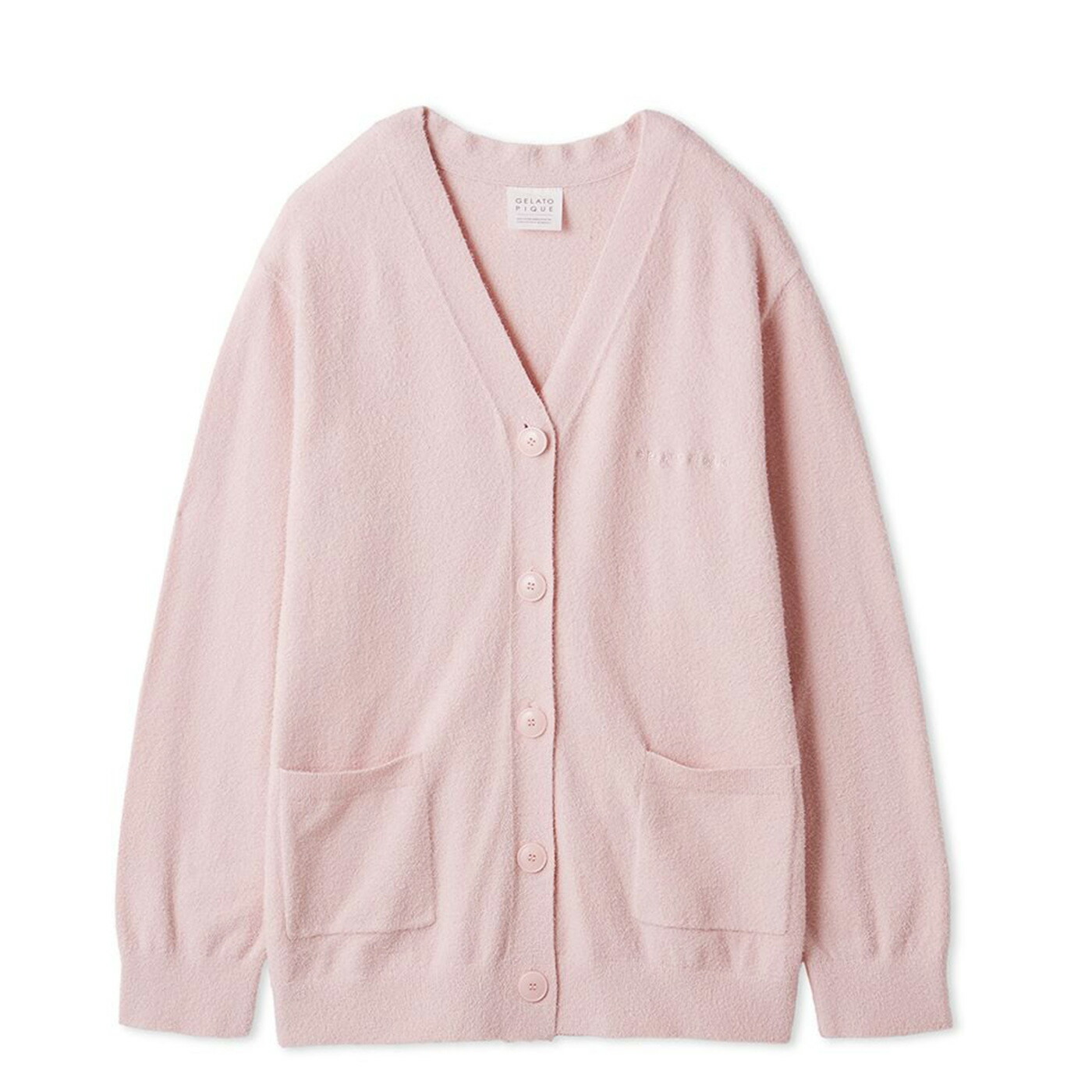 楽天市場】ジェラートピケ カーディガン（カラーピンク）の通販