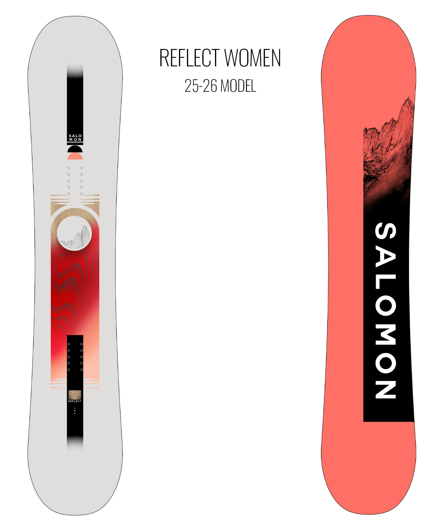 楽天市場】SALOMON サロモン スノーボード 板 レディース REFLECT