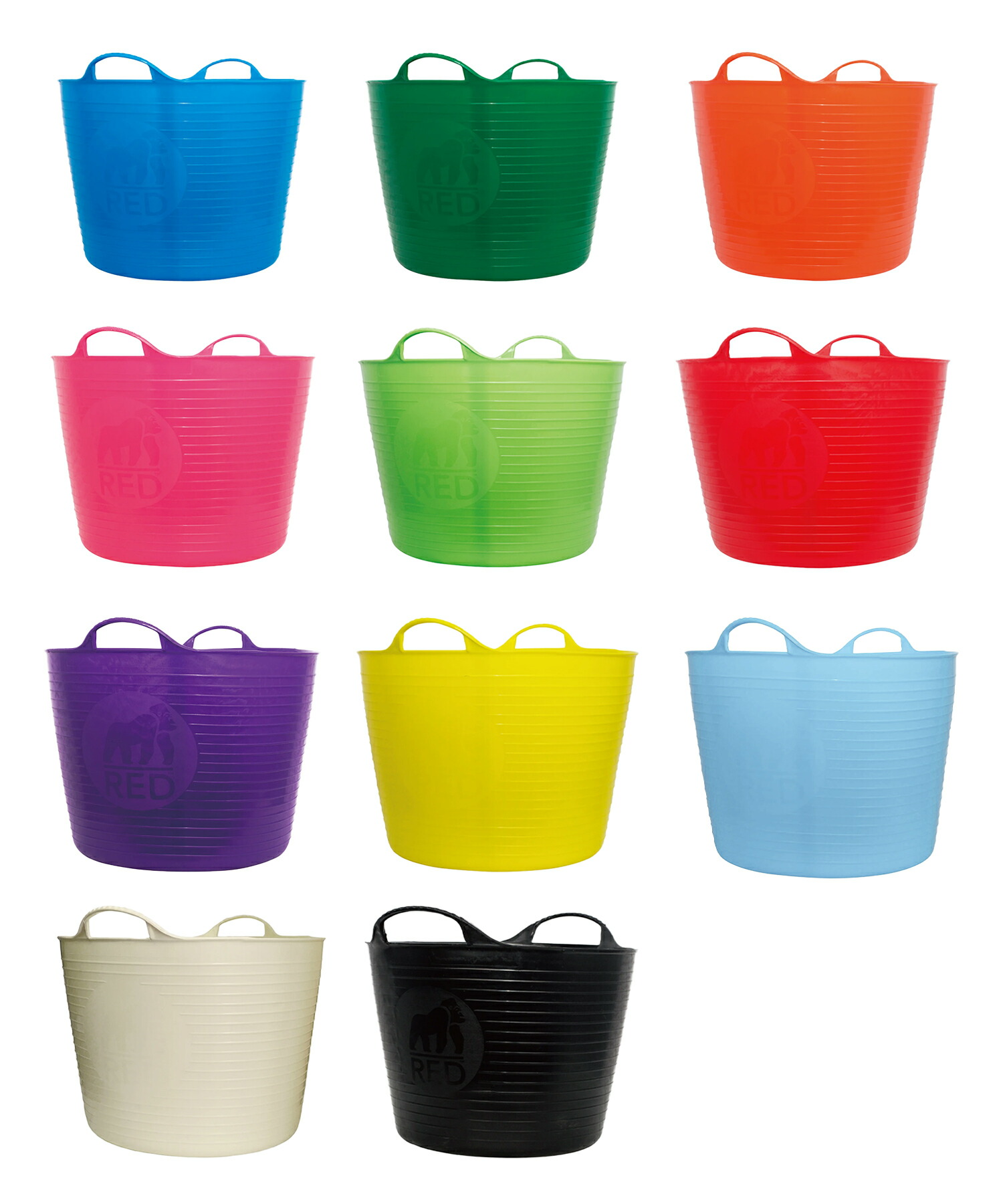 楽天市場】TUBTRUGS タブトラッグス FLEXIBLE BUCKET バケツ RED