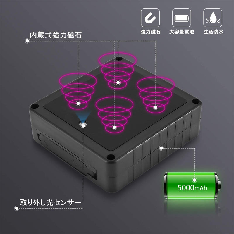 楽天市場】CloudGPS 浮気調査 車両追跡用 小型GPS発信機【plan-MH1