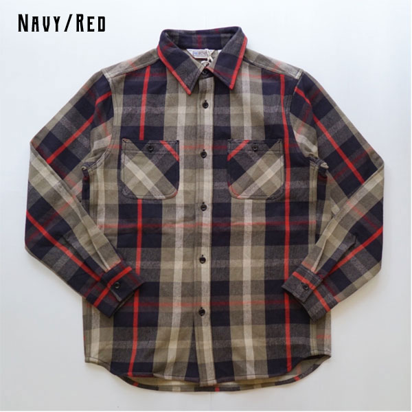 楽天市場】ファイブブラザー FIVE BROTHER ヘビーフランネルシャツ