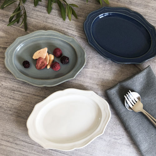 楽天市場】【シェルブール】【楕円】オーバルプレートS 17cm