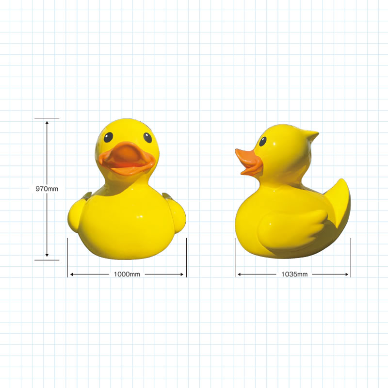 楽天市場】おおきな黄色いアヒルちゃん オブジェ 巨大 フィギュア お