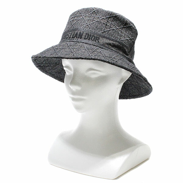 楽天市場】ディオール Dior デニム ボブハット バケットハット 58cm