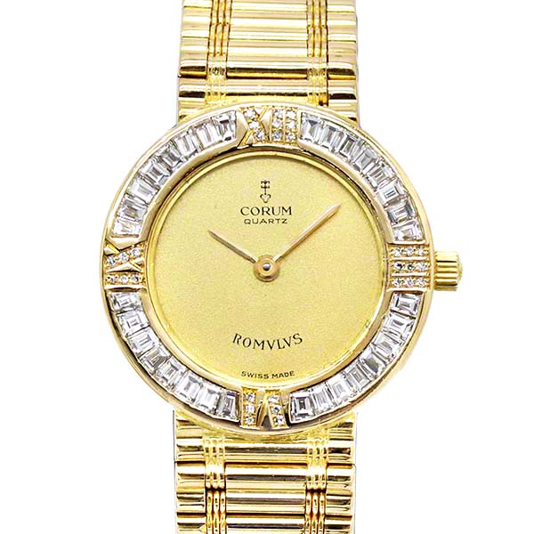 楽天市場】コルム CORUM ロムルス 47.422.65V58 ダイヤベゼル K18YG