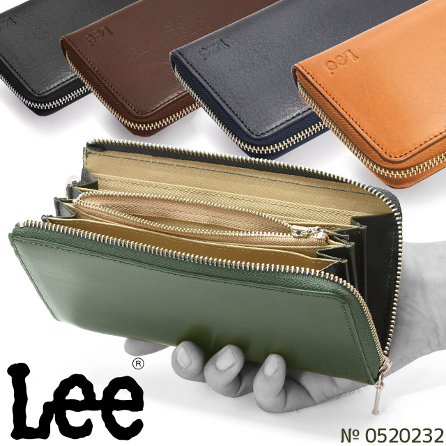 楽天市場】リー Lee 長財布 L字 ラウンドファスナー イタリア製牛革を