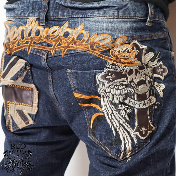 楽天市場】RED PEPPER レッドペッパー メンズ デニム ジーパン