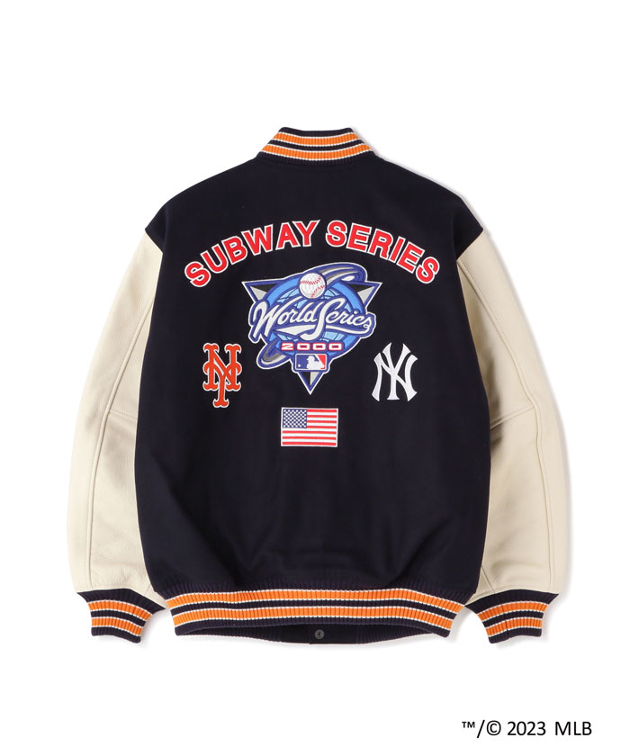 楽天市場】スーパーセール 《AVIREX × MLB》STADIUM JACKET SUBWAY