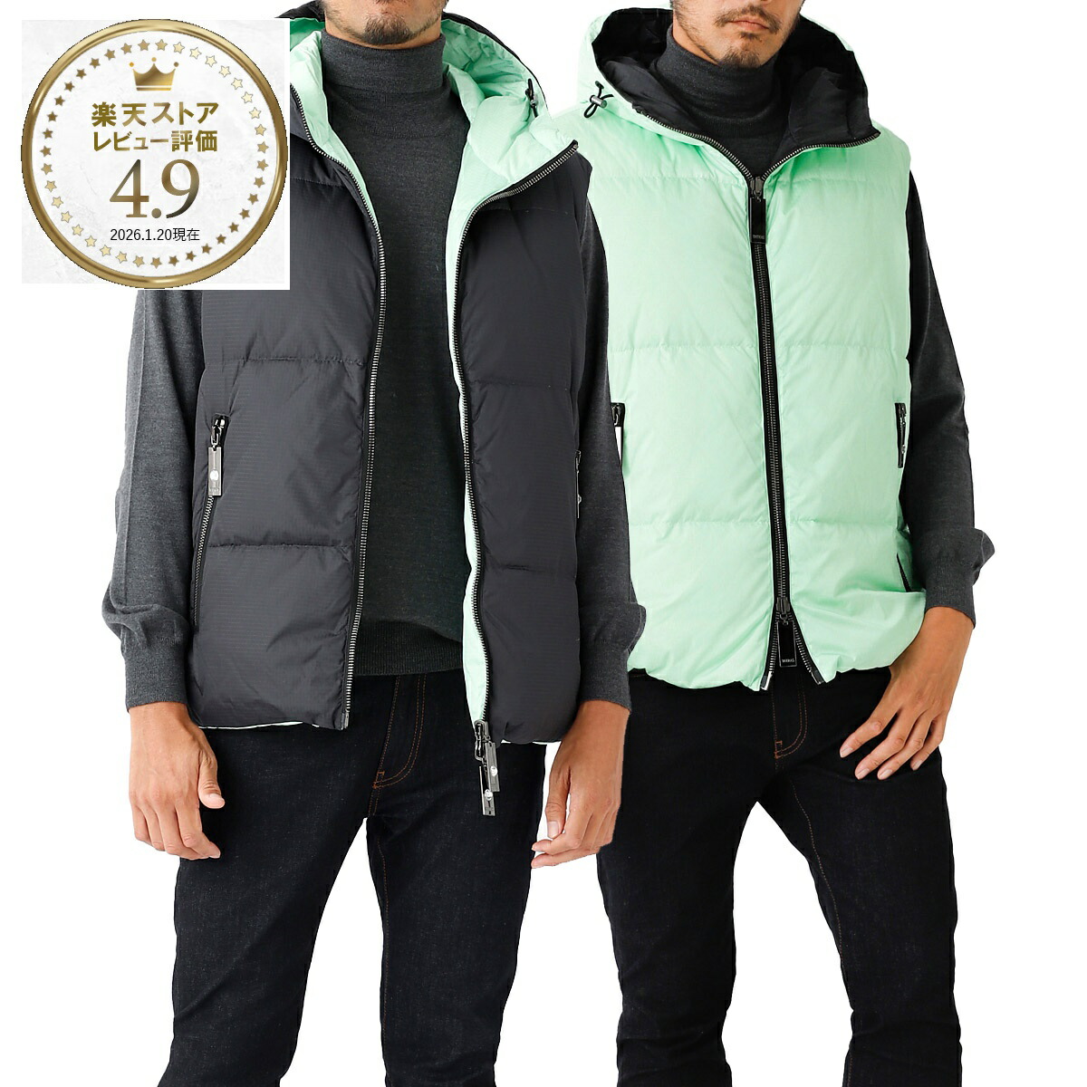 楽天市場】タトラス TATRAS ダウンベスト ブラック メンズ 大きい