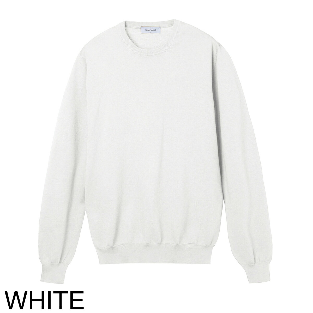 楽天市場】グランサッソ Gran Sasso クルーネック セーター メンズ