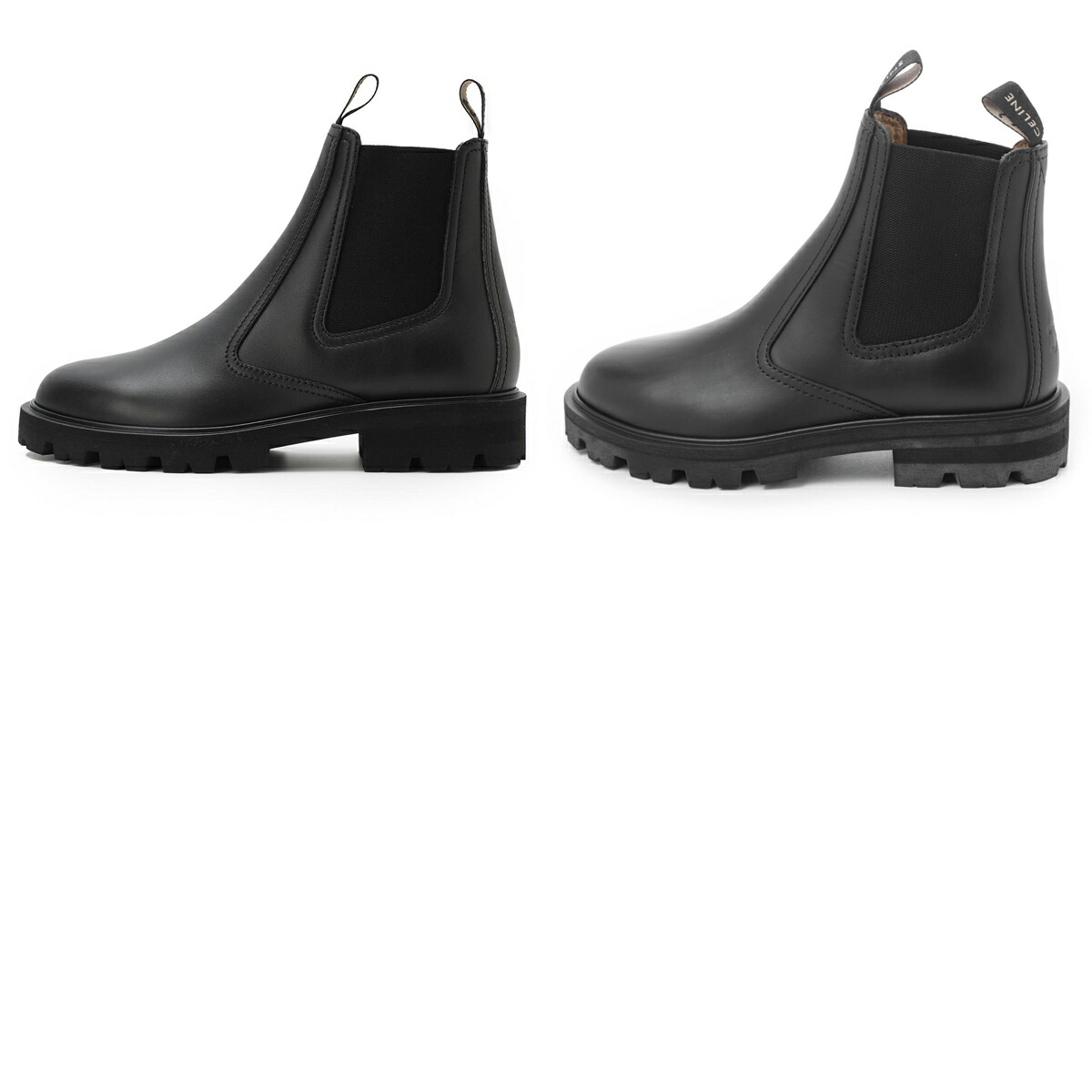 楽天市場】セリーヌ CELINE チェルシーブーツ ブラック レディース