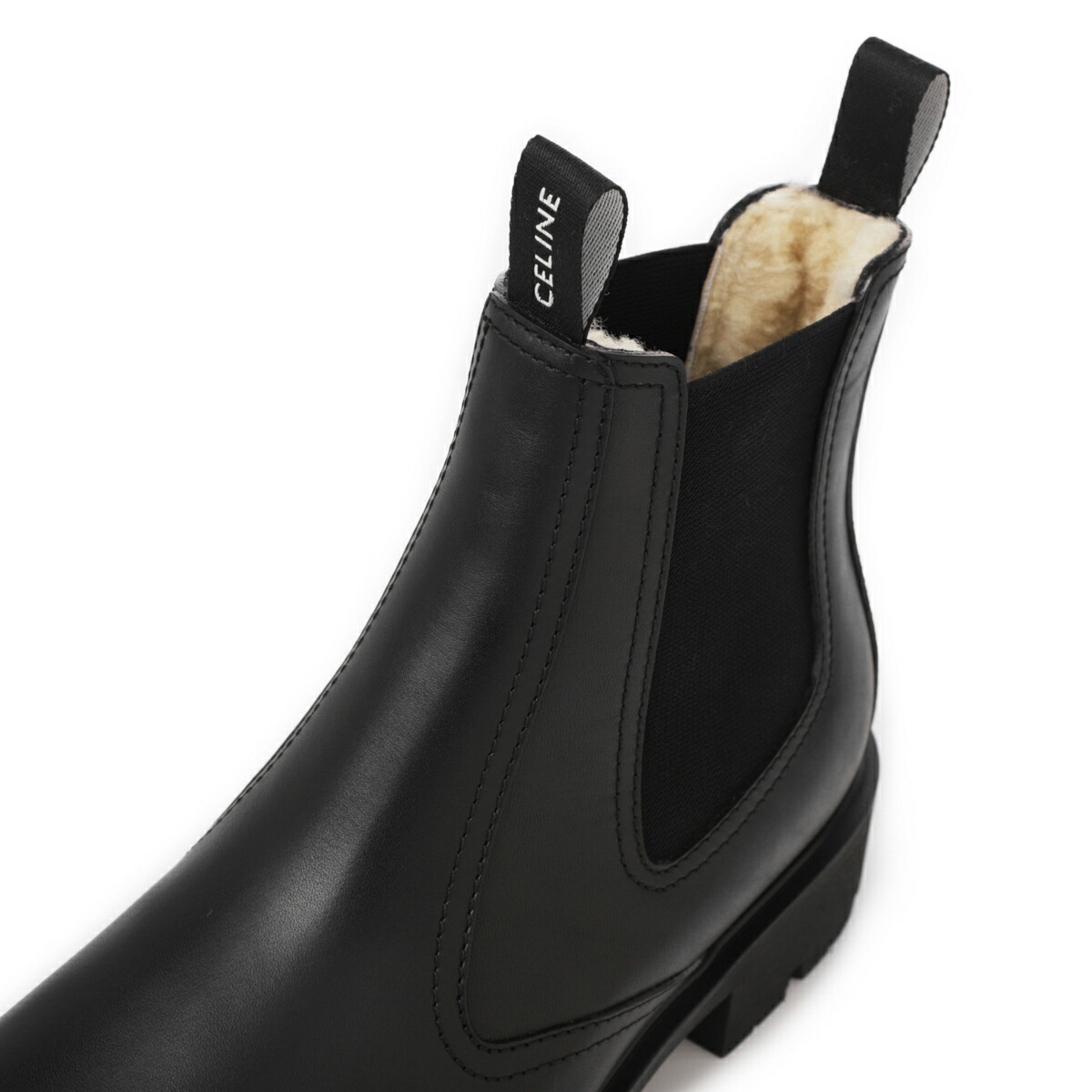 楽天市場】セリーヌ CELINE チェルシーブーツ ブラック メンズ 大きい