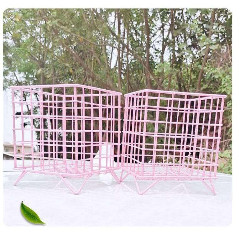 楽天市場】Z-Pearl ワイヤーバスケット 小物入れ 足付き ワイヤー