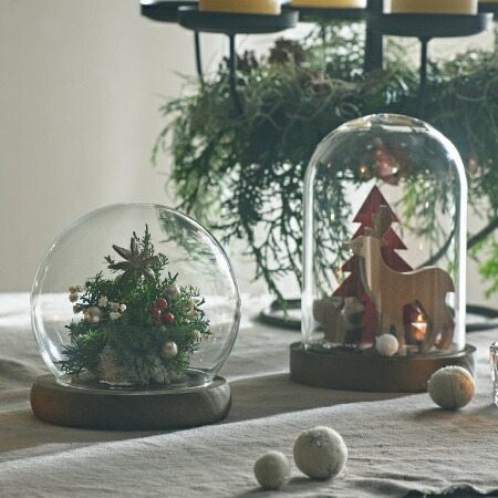 楽天市場】ドーム型 ガラスドーム 容器 インテリア 小物入れ 置物