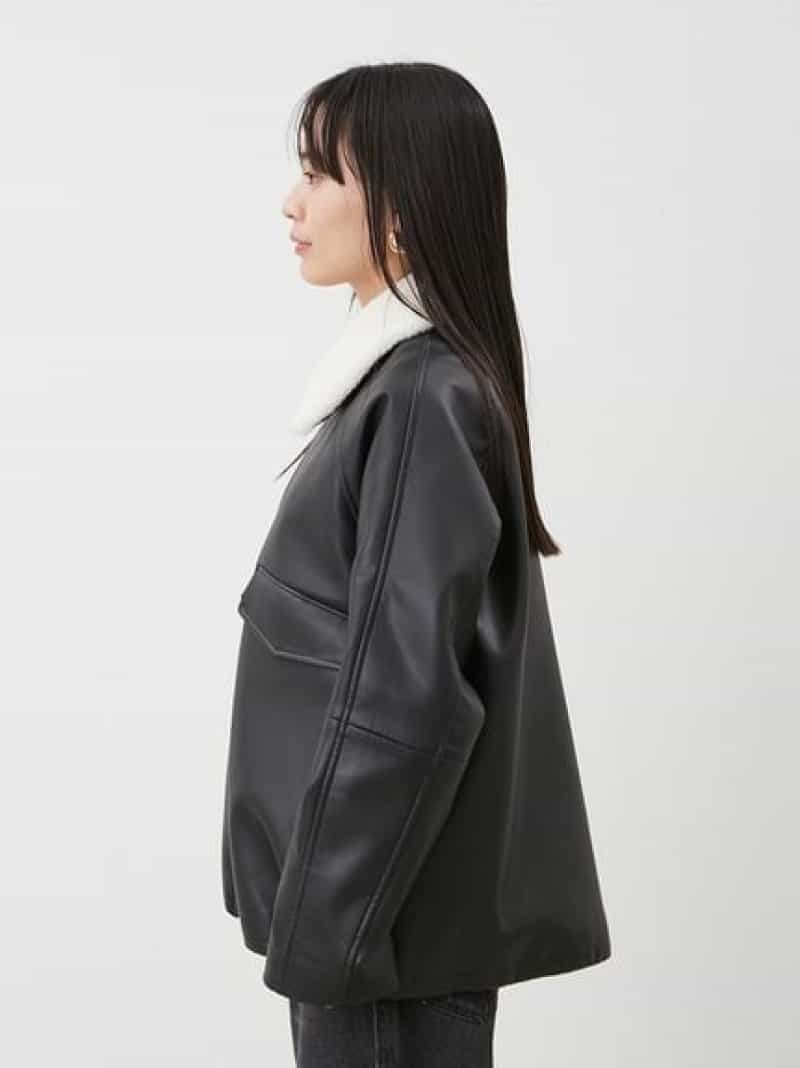 楽天市場】【SALE／30%OFF】ステンカラーフェイクレザーブルゾン Mila