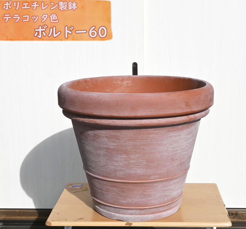 楽天市場】特大大植木鉢 大きい植木鉢 ボルドー60 テラコッタ 大型