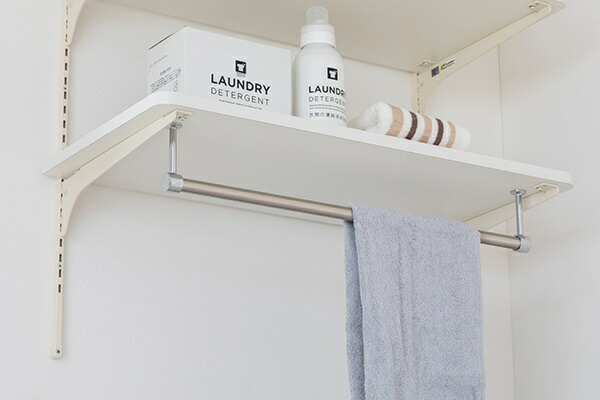 楽天市場】ランドリー可動棚セット 南海プライウッド LT2P-CW-A 収納棚