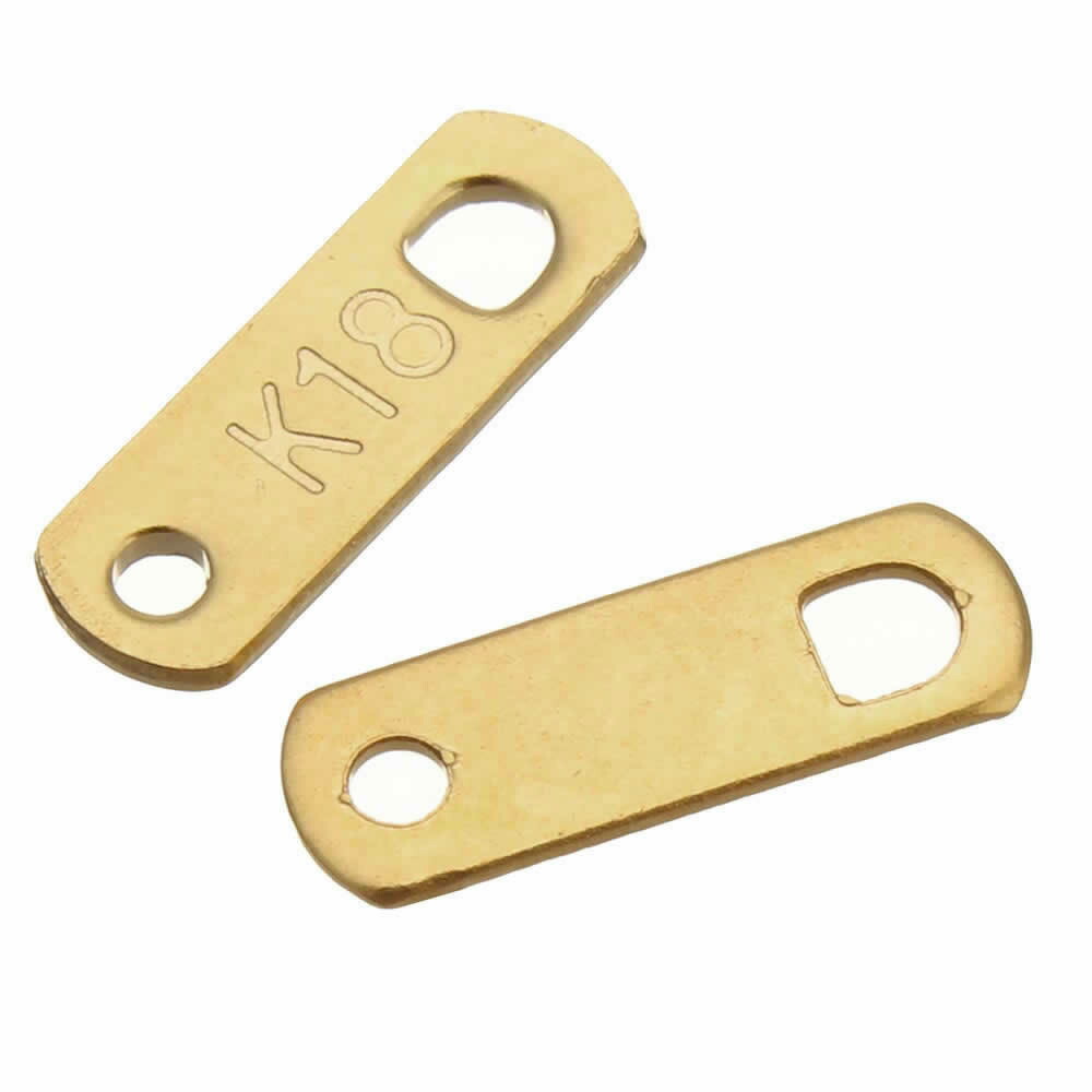 楽天市場】ゴールドK18刻印ステンレスパーツ 1個販売 ネックレス