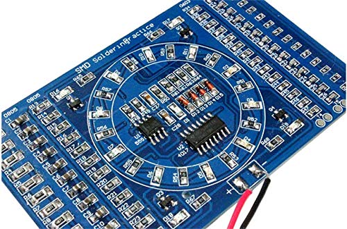 楽天市場】Moechando 流れるLED 表面実装はんだ付け練習基板 組立