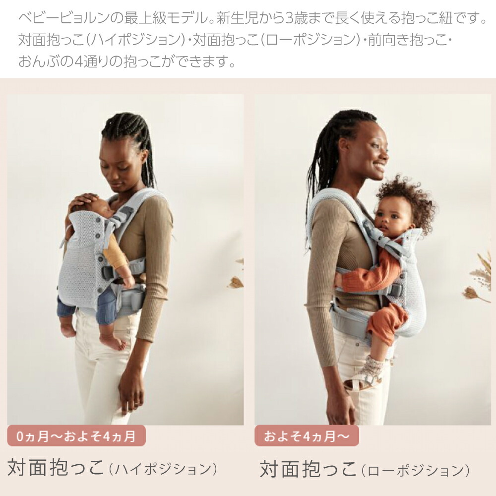 楽天市場】ベビービョルン ベビーキャリア HARMONY シルバー【088004