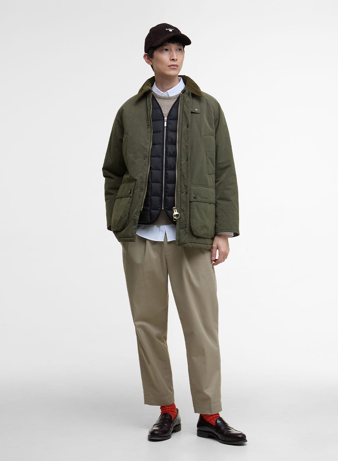 楽天市場】【40%OFFクーポン対象】Barbour(バブアー)PADDED OS BEDALE