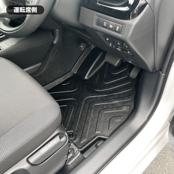 楽天市場】アクア 10系 後期 3D フロントマット 1列目 運転席 助手席