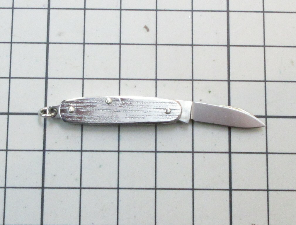 楽天市場】藤本ナイフ製作所 ミニチュアナイフ 豆大1丁出 石目ハンドル