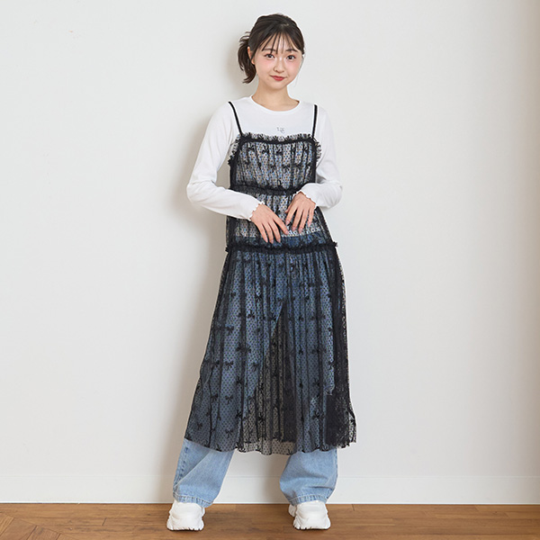 楽天市場】ラブトキシック(Lovetoxic)インナー付チュールワンピース