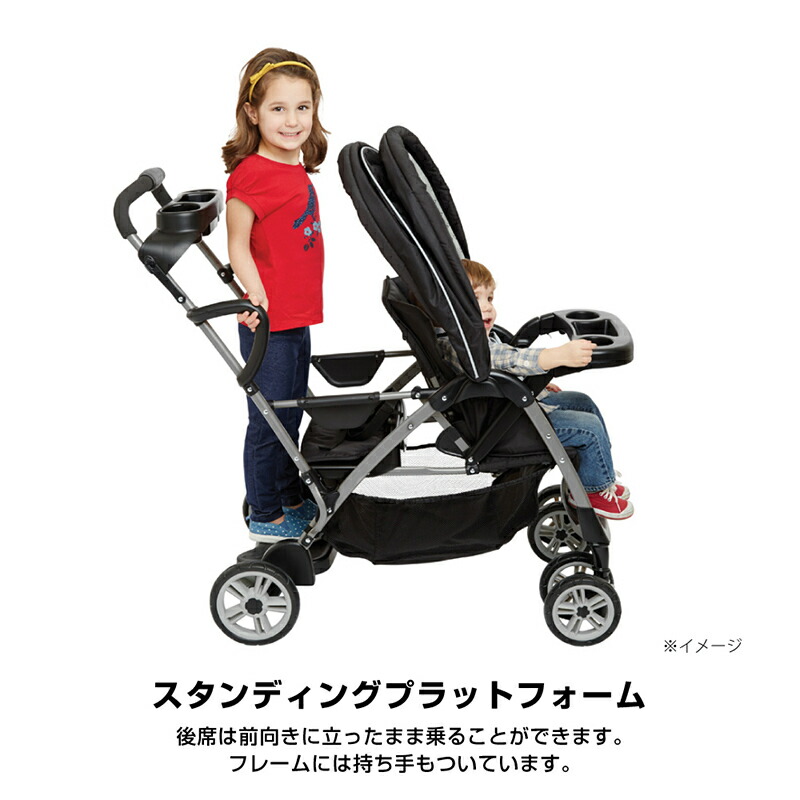 楽天市場】グレコ ルームフォーツー ゴッサム BK ベビーカー GRACO