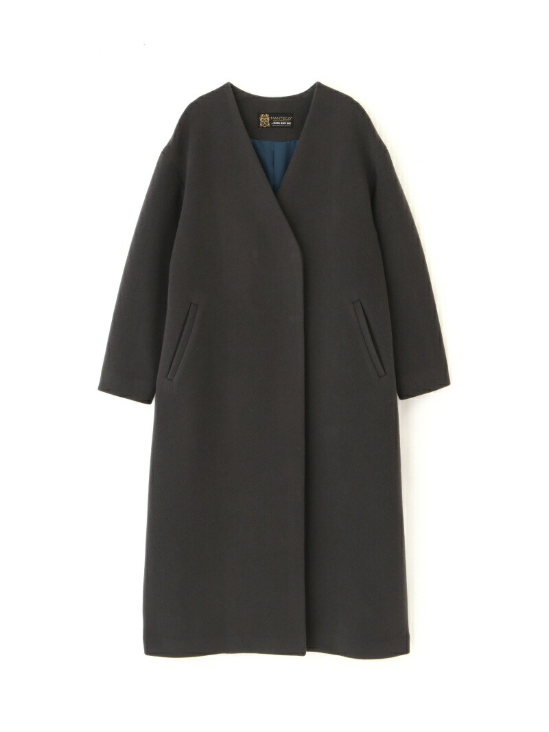 楽天市場】【SALE／50%OFF】MANTECOノーカラーVコート NATURAL BEAUTY