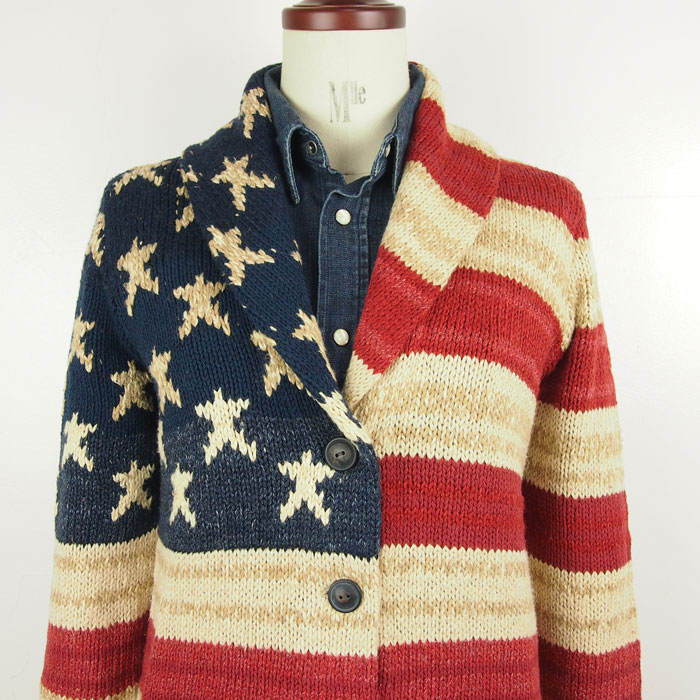 楽天市場】ラルフローレン ポロ レディース 星条旗 ショールカラー