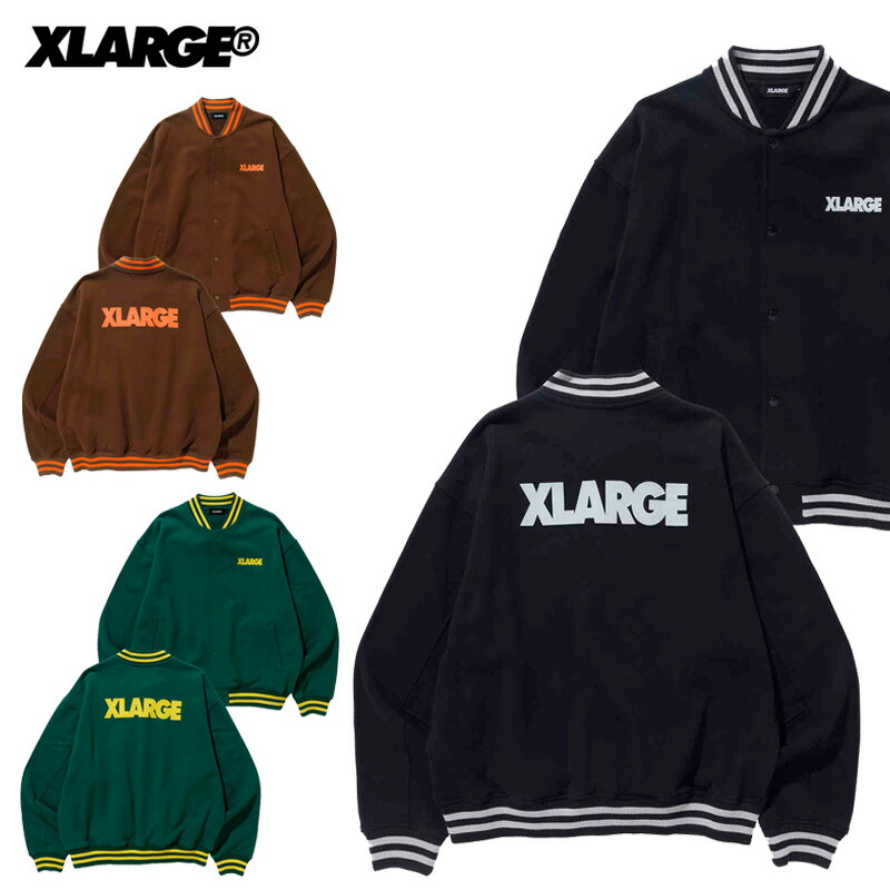 楽天市場】エクストララージ メンズ スタジャン XLARGE SWEAT VARSITY