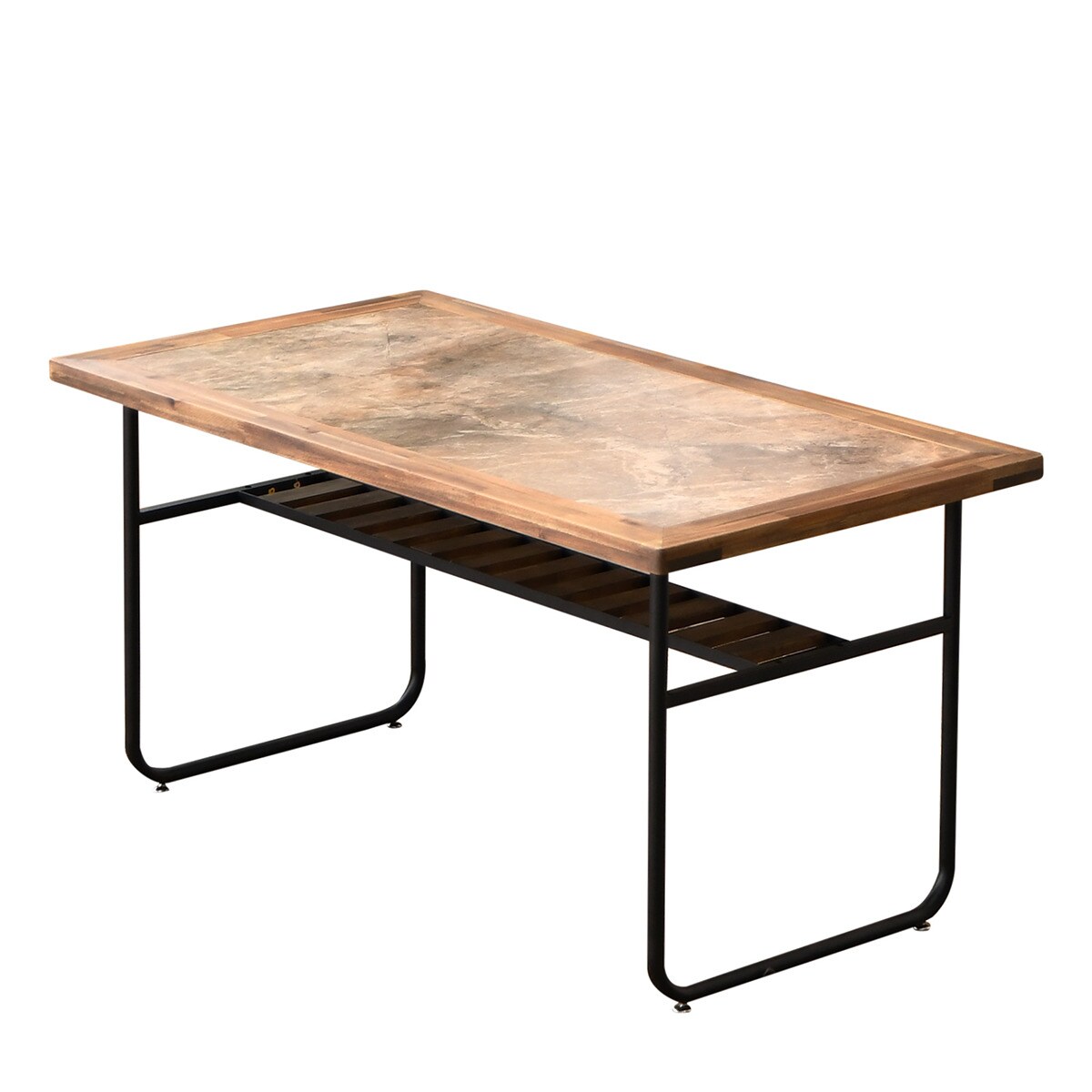 楽天市場】ヴィンテージ風 アカシア材ダイニングテーブル（幅135cm