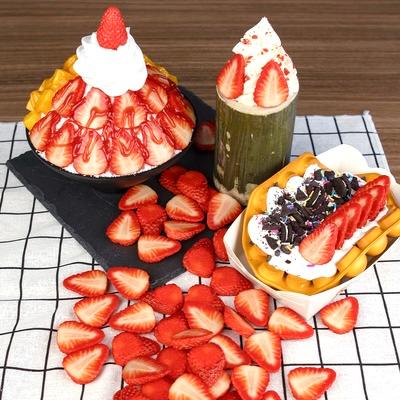 楽天市場】☆本物そっくり☆ 10個セット 食品サンプル 苺 いちご 業務