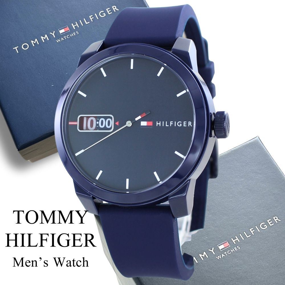 楽天市場】トミーヒルフィガー（ベルトカラーブルー）（腕時計）の通販