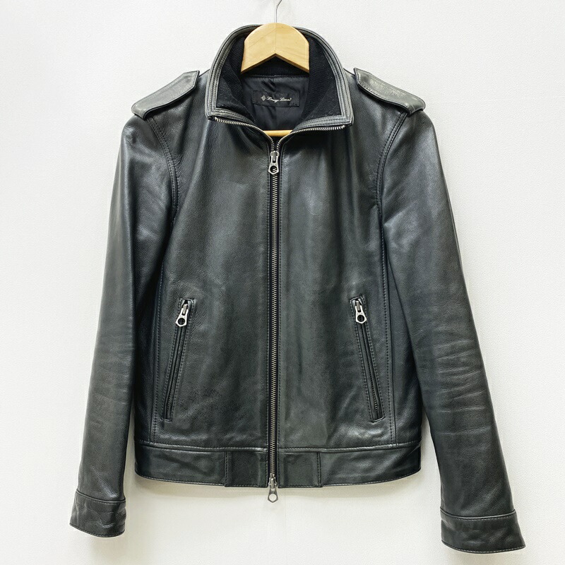 楽天市場】【中古】LOUNGE LIZARD ラウンジリザード レザージャケット