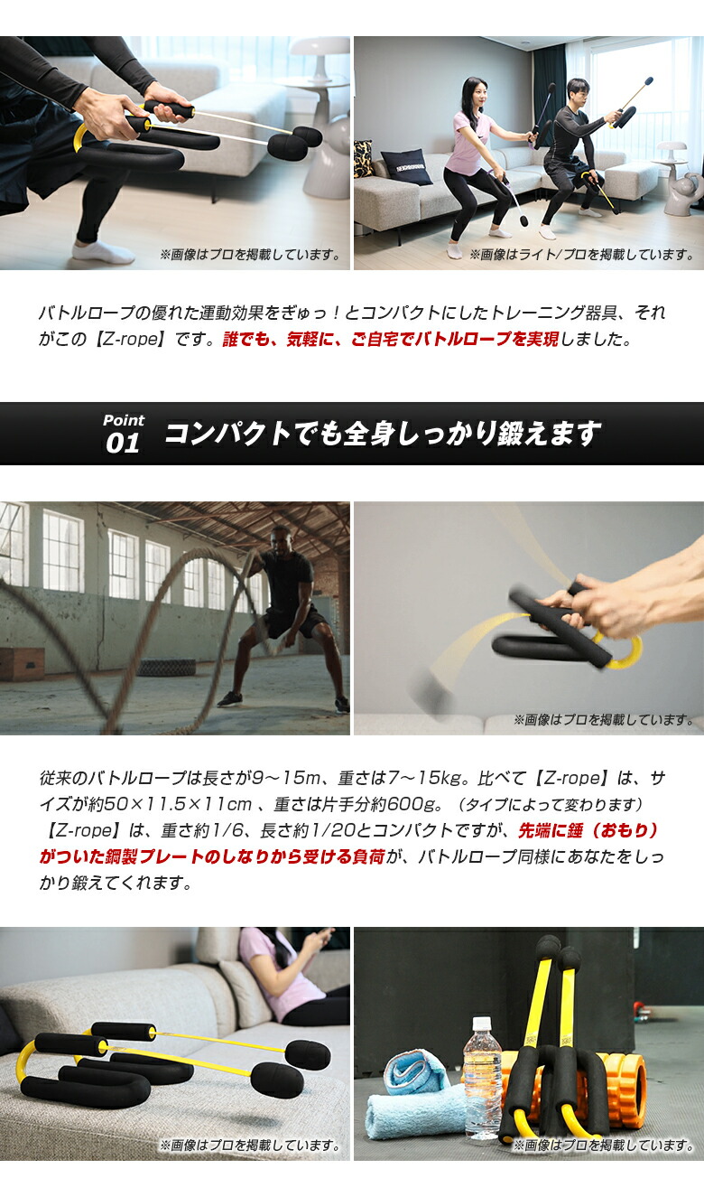 楽天市場】Z-rope バトルロープ ダイナミック ジーロープ ズィーロープ