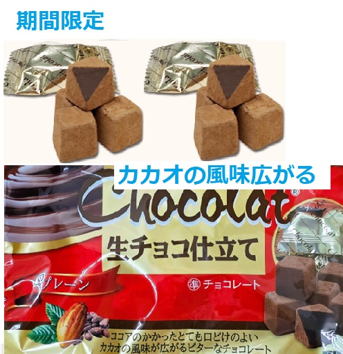 楽天市場】高岡食品工業 ショコラ生チョコ仕立て プレーン 125g×12袋