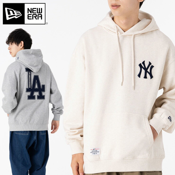 楽天市場】ニューエラ パーカー NEW ERA フード付き NY LA MLB