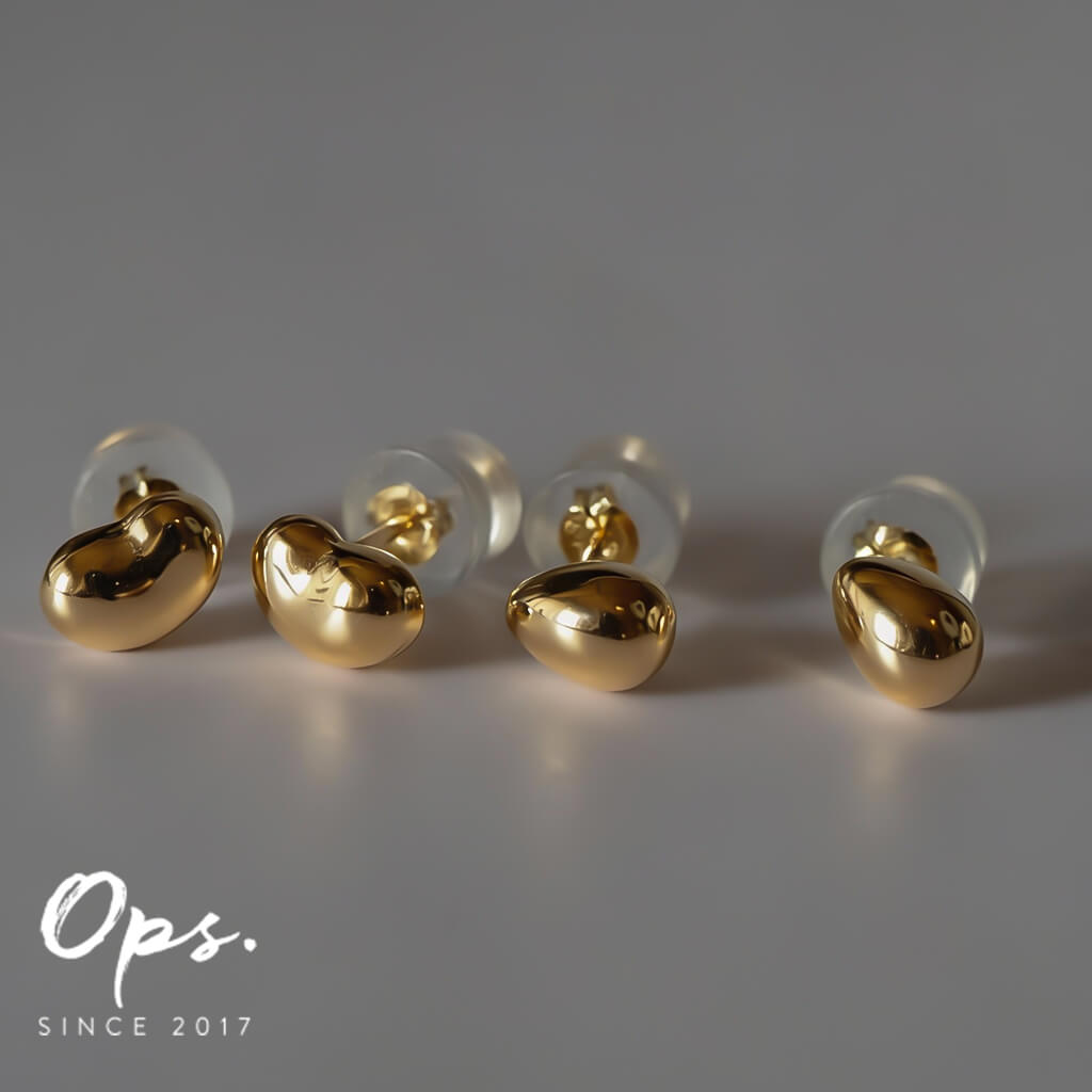 楽天市場】つけっぱなし ピアス シンプル 18金 レディース 小さめ