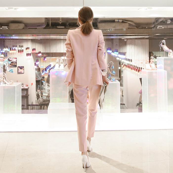 楽天市場】ピンク スーツ セット セットアップ スーツ 人気 通販