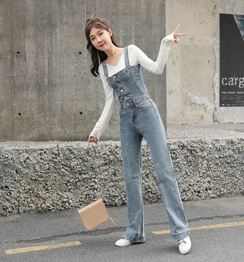 楽天市場】レディース サロペット パンツ ロング丈 袖なし