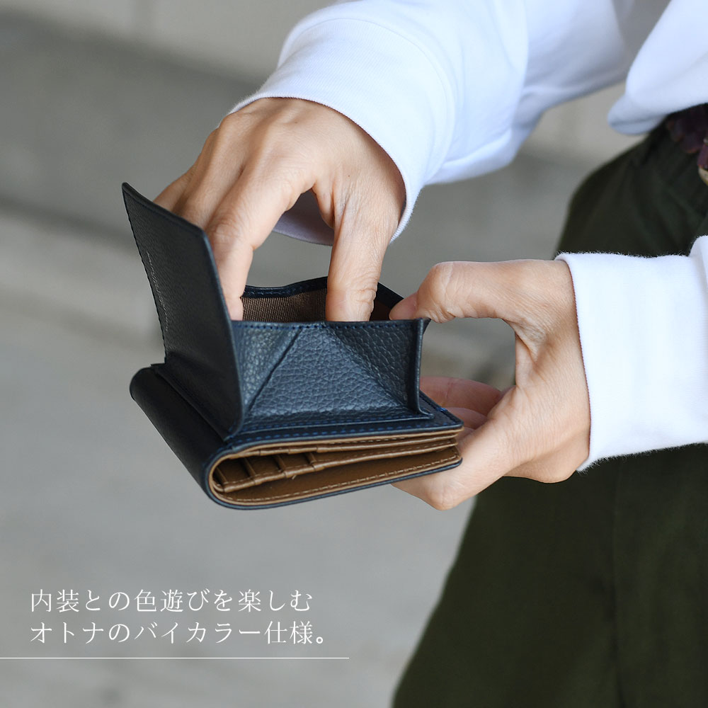楽天市場】二つ折り財布 正方形 ミニ財布 コンパクトウォレット メンズ