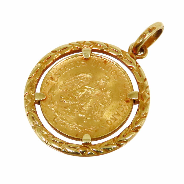 楽天市場】K21.6 K18 メキシコ 1945 2ペソ イーグル コイン トップ K21