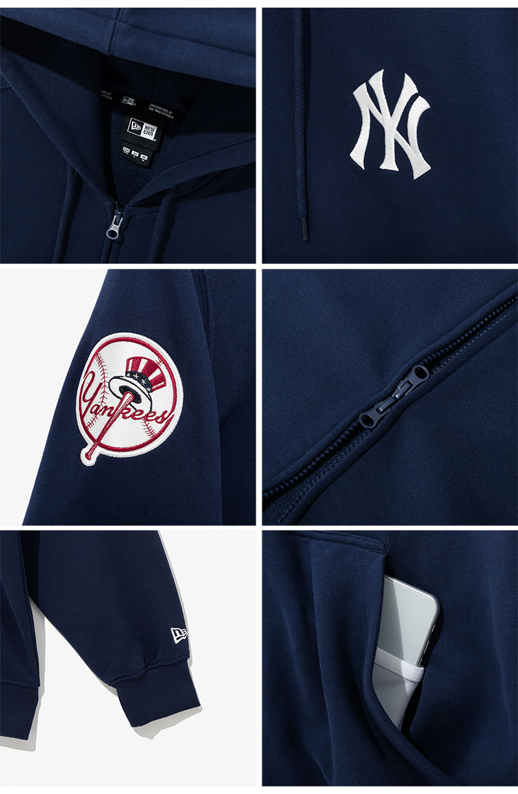 楽天市場】NEWERA ニューエラ ジップアップ パーカー AP MLB ZIP UP