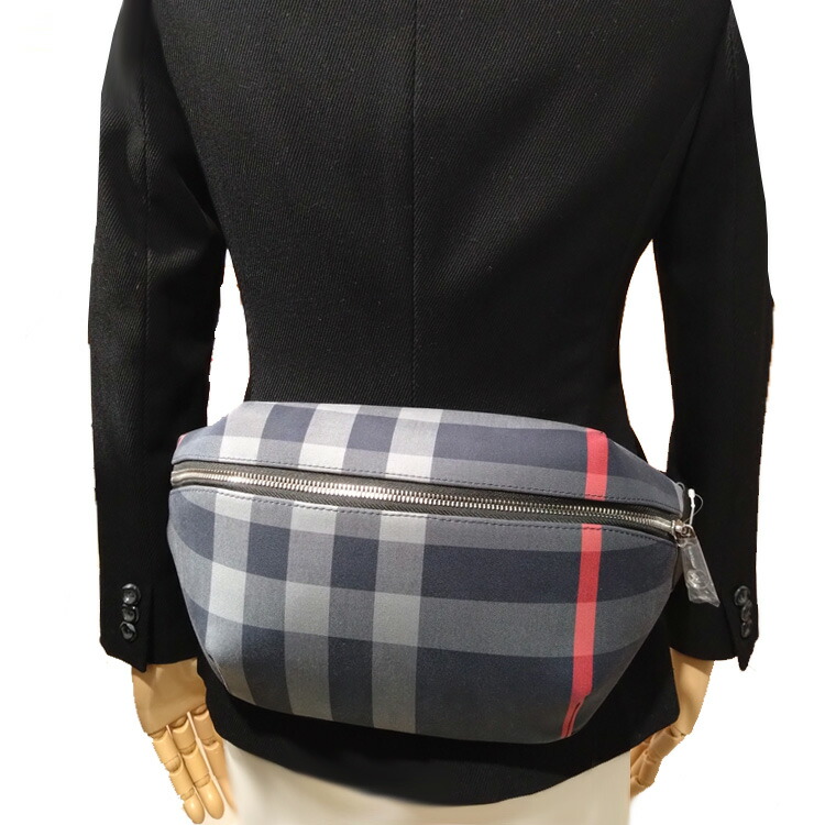 楽天市場】バーバリー ボディバッグ BURBERRY レザー チェック