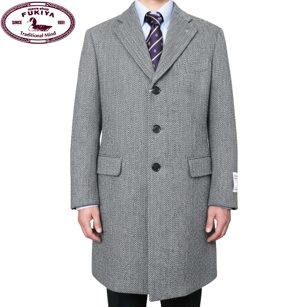 楽天市場】ハリスツイード コート メンズ 秋冬 オックスフォード