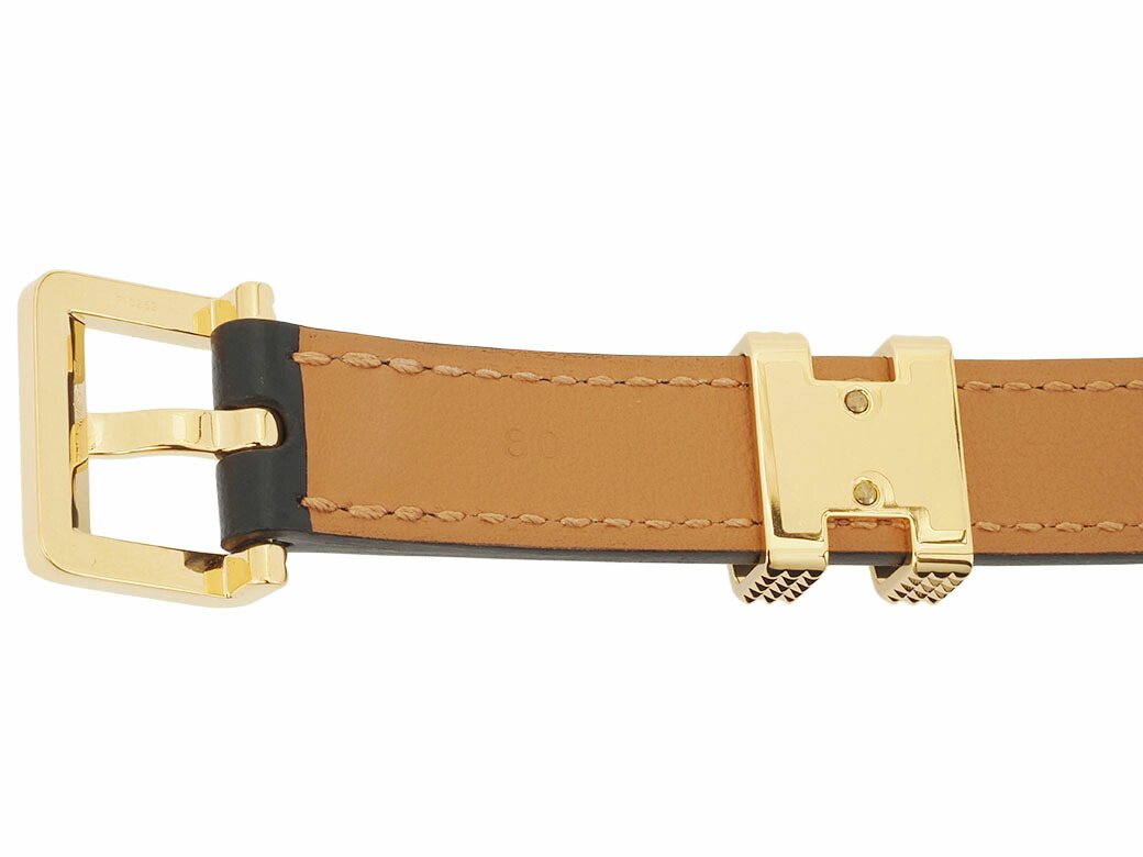 楽天市場】エルメス HERMES ポップH ギヨシエ 15 ベルト ブラック