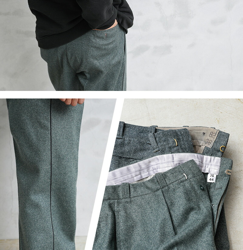 楽天市場】実物 USED スイス軍 サイドライン ウールパンツ【クーポン