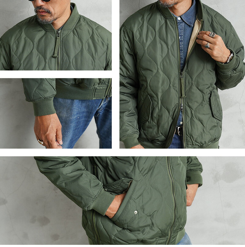 楽天市場】TAION タイオン TAION-111M1ML-1 MILITARY LINE MA-1 ダウン